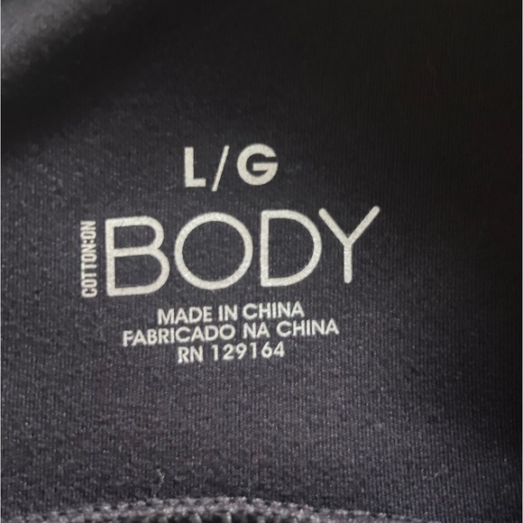 Cotton On Black Ultra Soft Cross Back Dress NWT Size Large - Picture 3 of 9